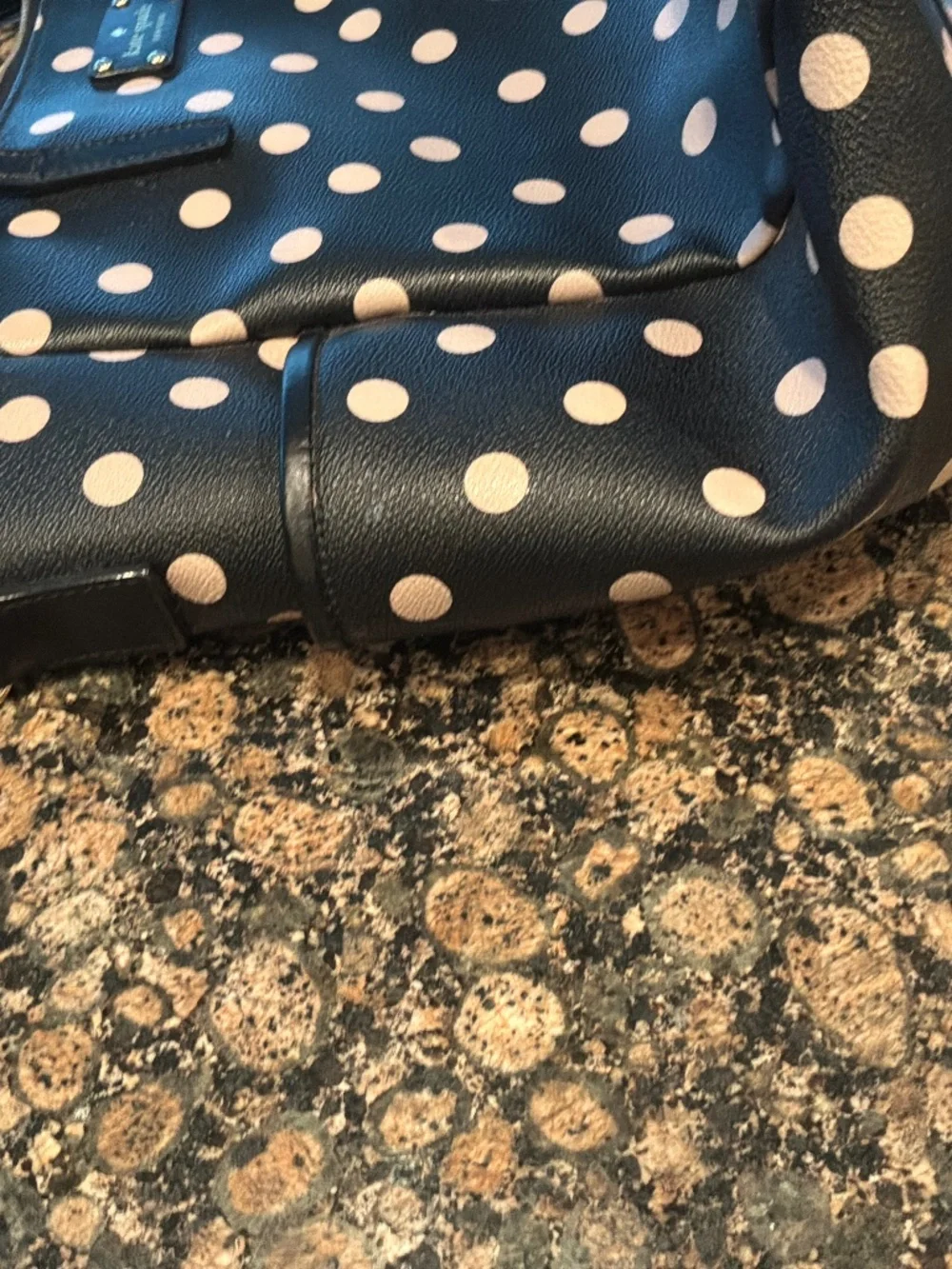 KATE SPADE BLACK/BLUSH  TOTE